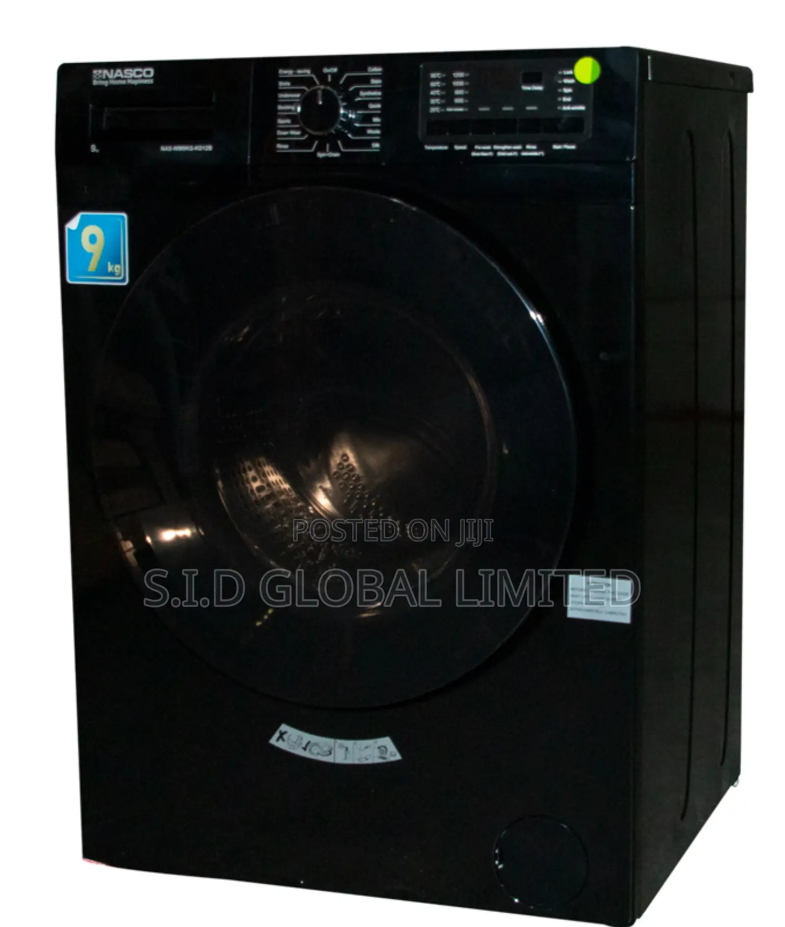 Cleanliness With NASCO-9KG-FRONT-LOAD-WASHING-MACHINE