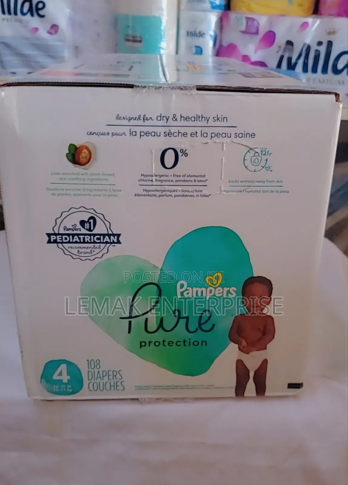 Pampers Pure Protection 108 Diapers