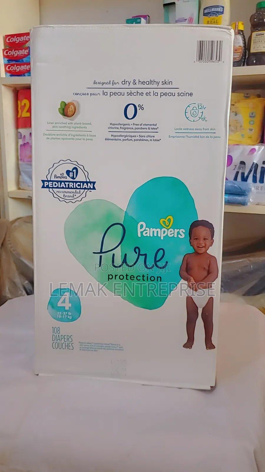 Pampers Pure Protection 108 Diapers