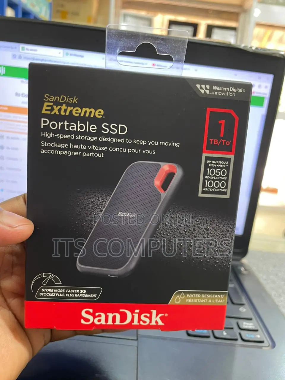 1tb Sandisk Extreme Portable Extenal SSD