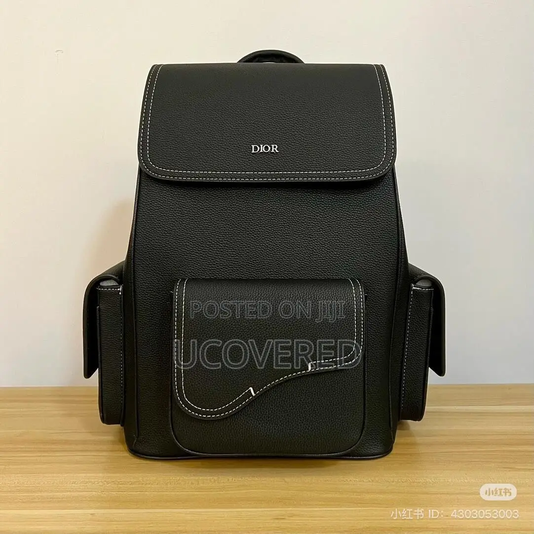 Branded Luxury Leather Backpack