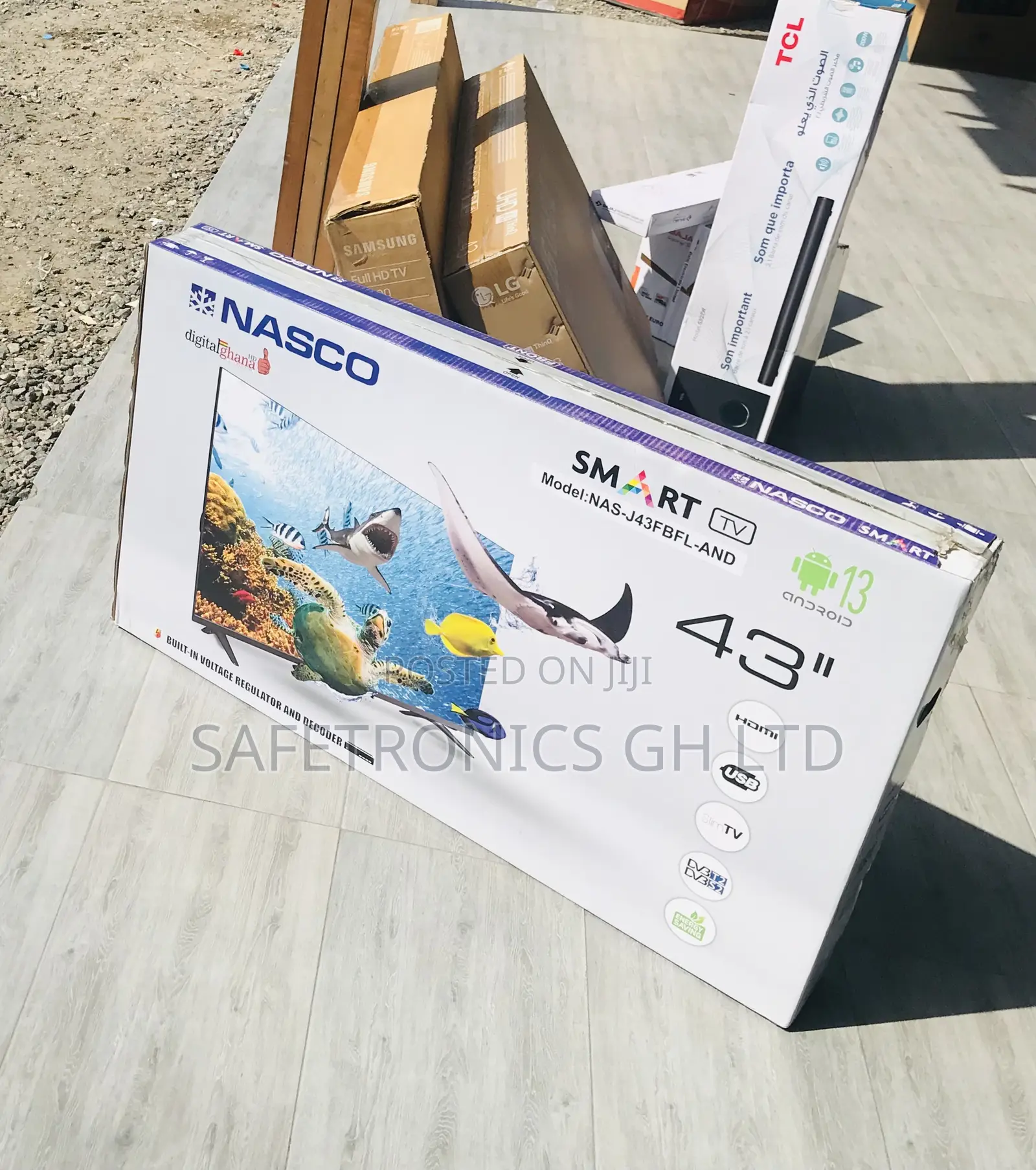 Full Hd Smart Nasco Led 43 Inch Glossy Tv