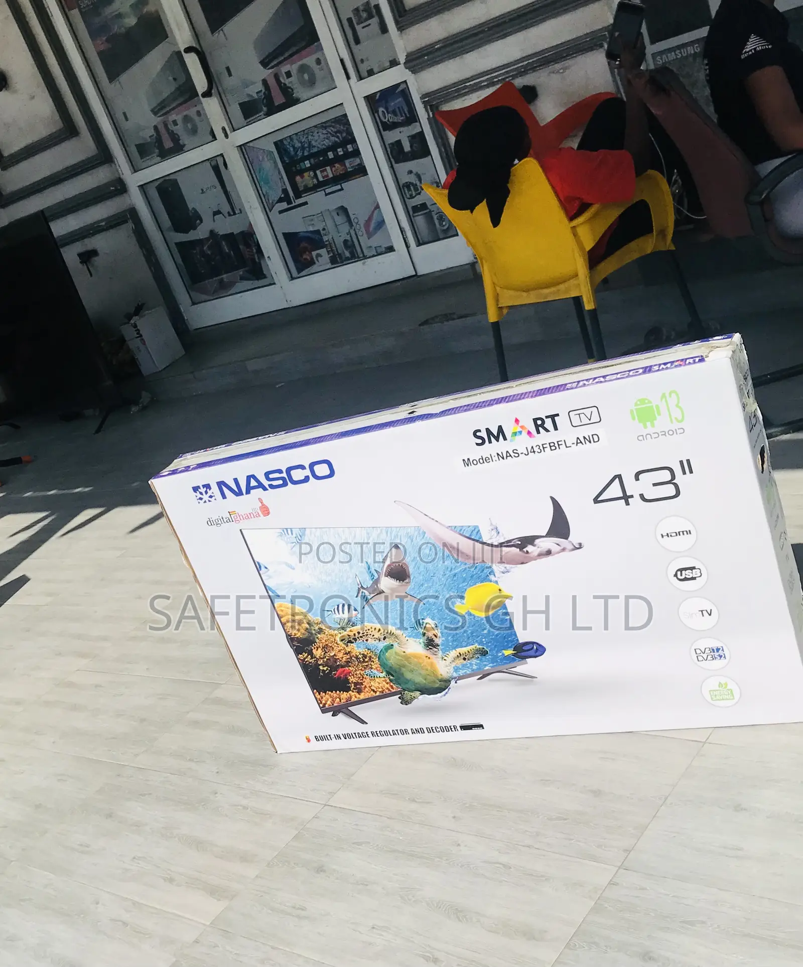 Neatly in Box Nasco Led 43 Inch Smart Full Hd Tv