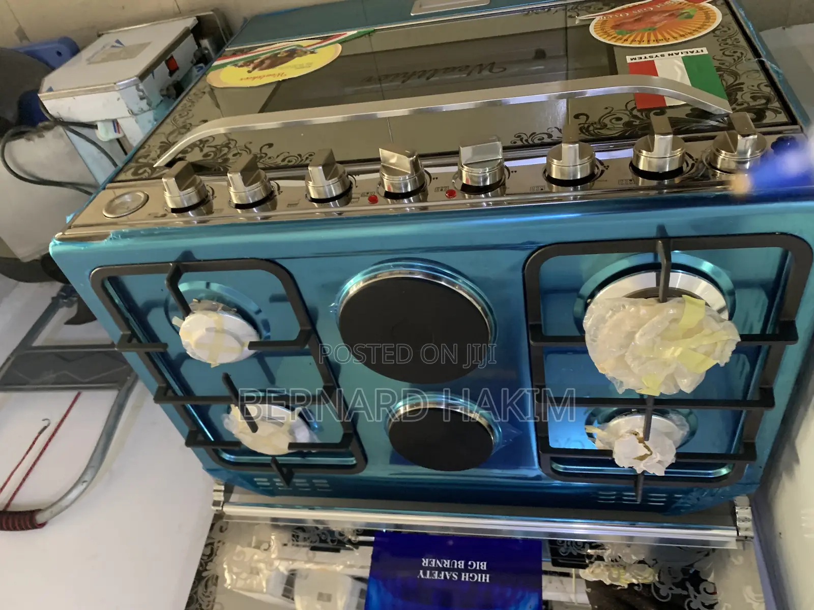 Wealthier Gas Cooker 4 Gas 2 Electric