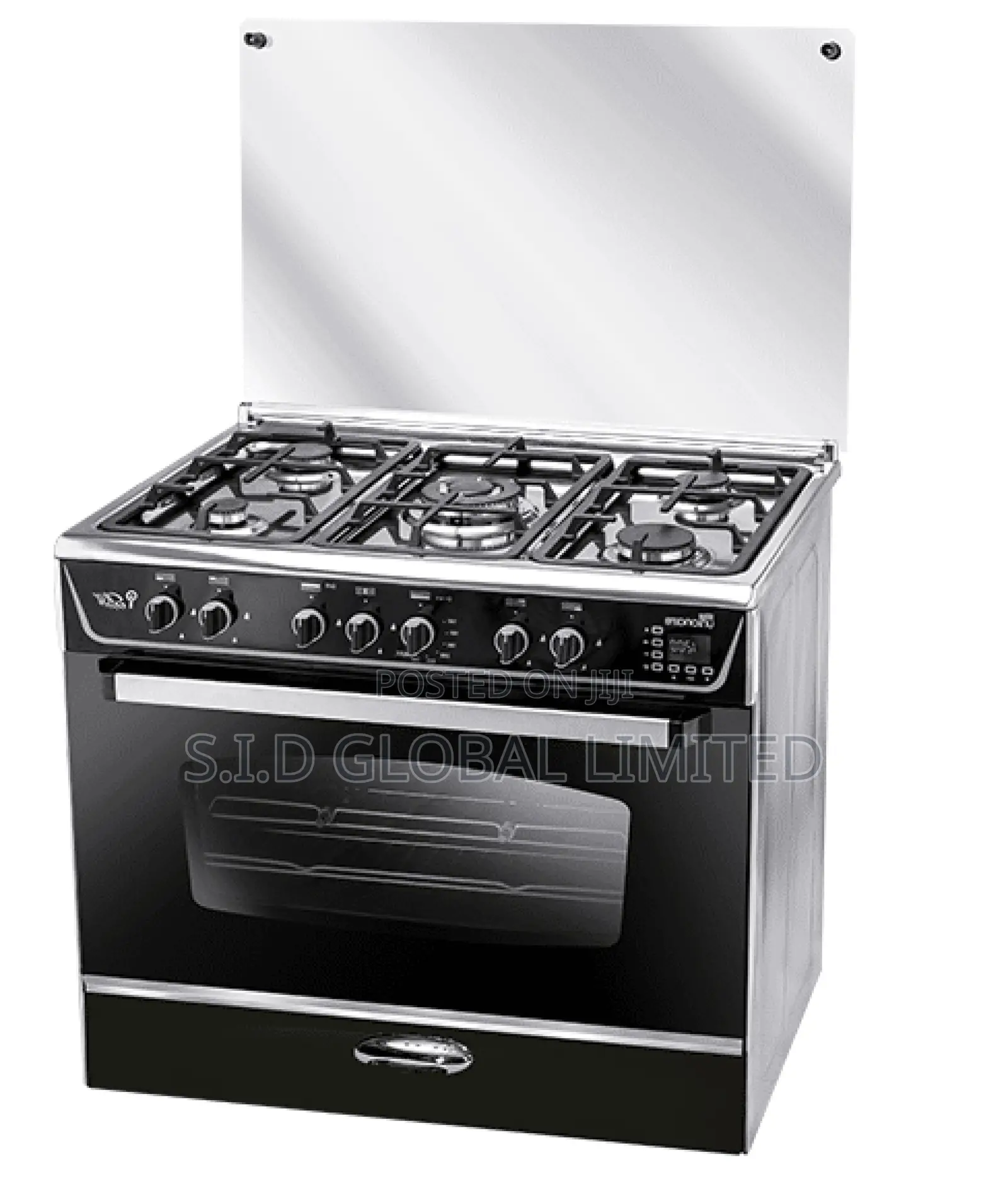 A Fire's Touch of Nasco 5 Burner Gas Cooker With Oven Gril