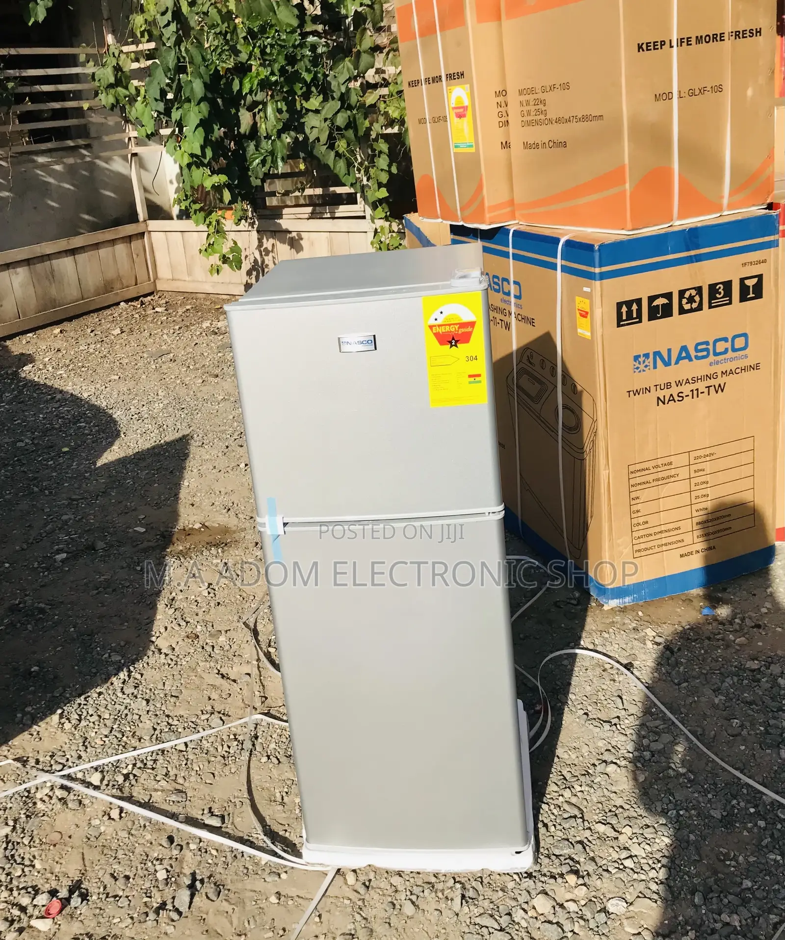 Order Affordable Nasco 110L Double Door Fridge( Nasf2-13fl).