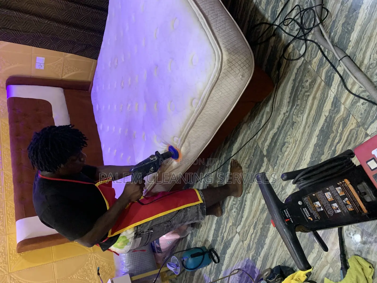 Cleaning of Mattress