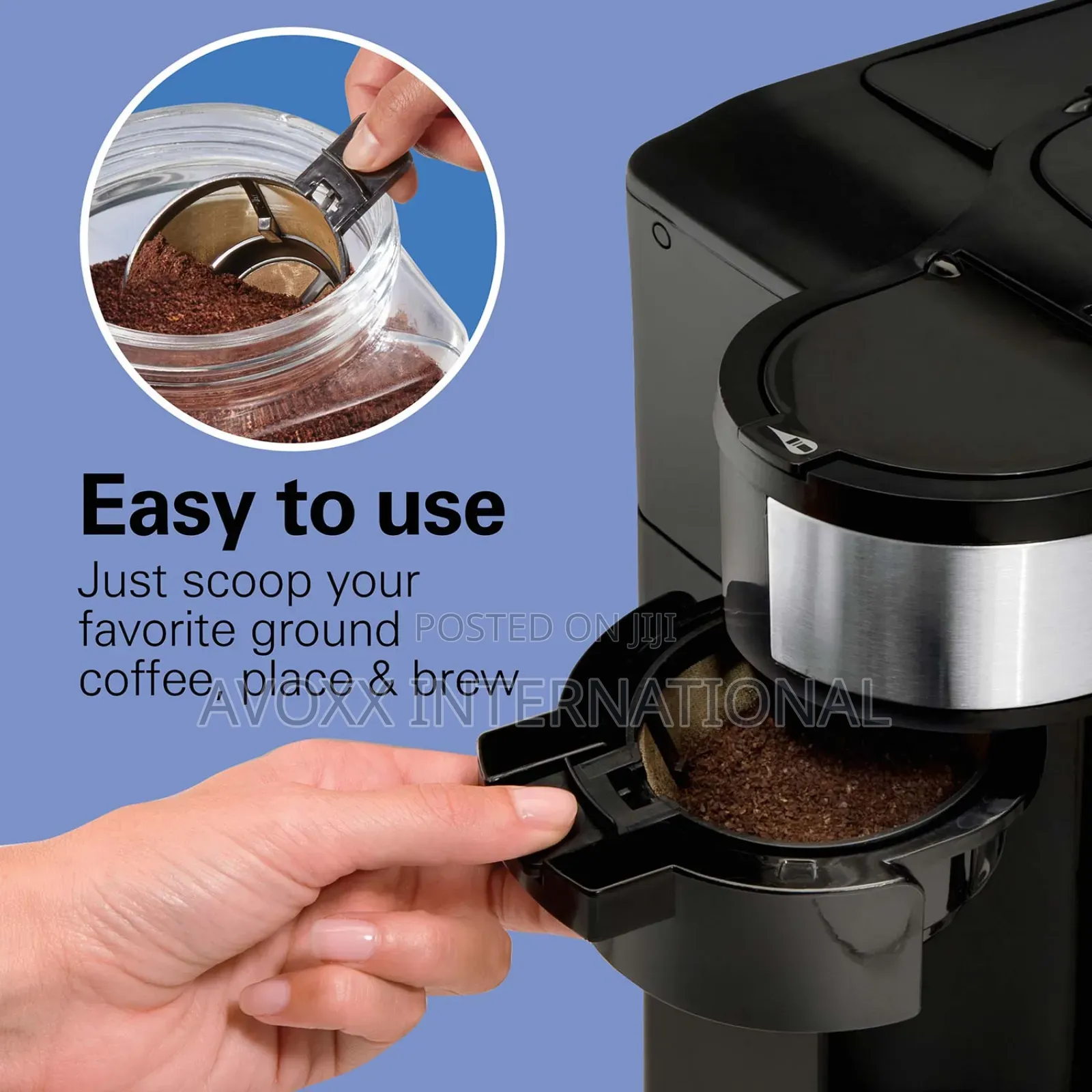 2-Way Coffee Maker, Single-Serve 12 Cup, Stainless 49980R