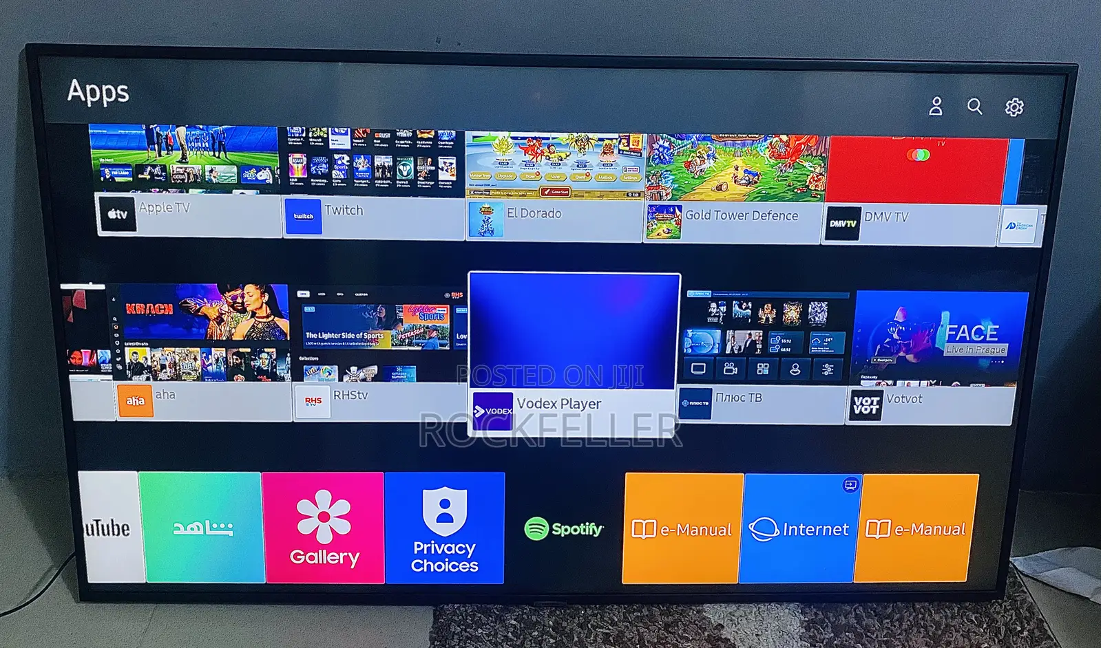 Uk Used Samsung Crystal Display Uhd HDR Smart Digital 55inch