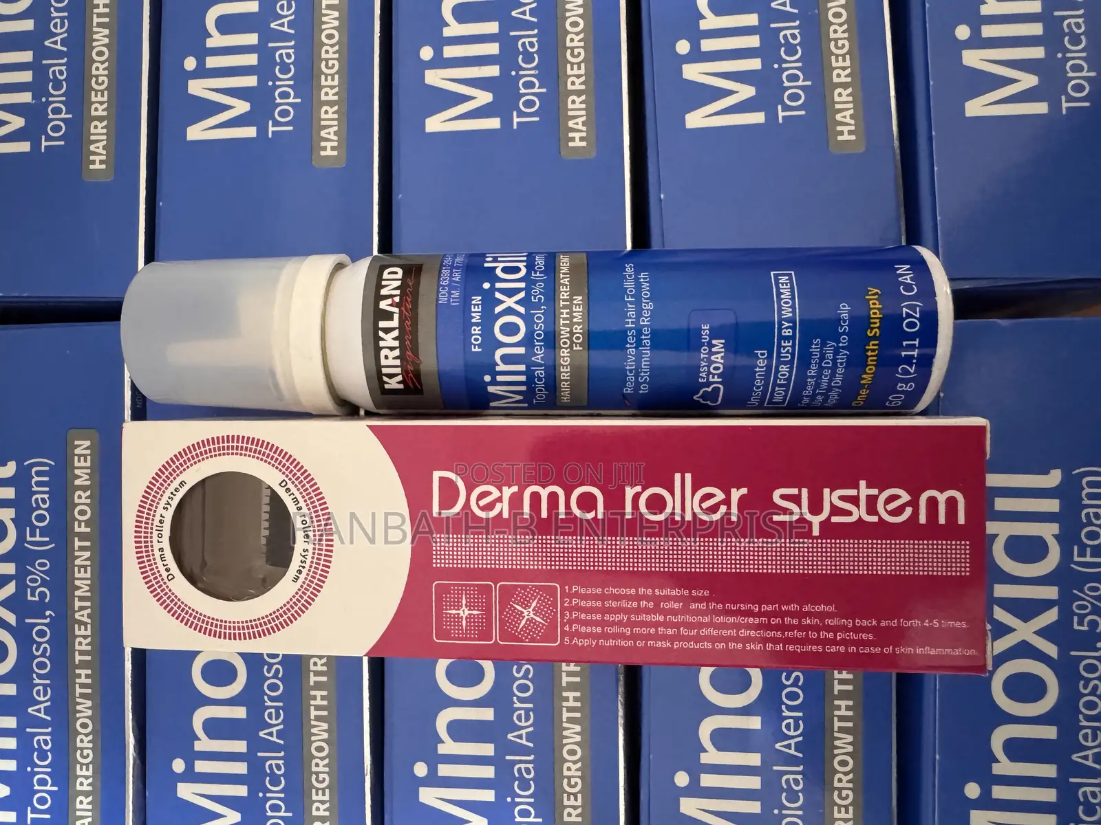 5% Minoxidil Foam PLUS Derma Roller