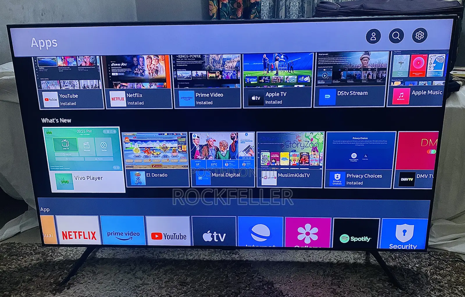 Uk Used Samsung Crystal Uhd HDR Smart Digital 55inch