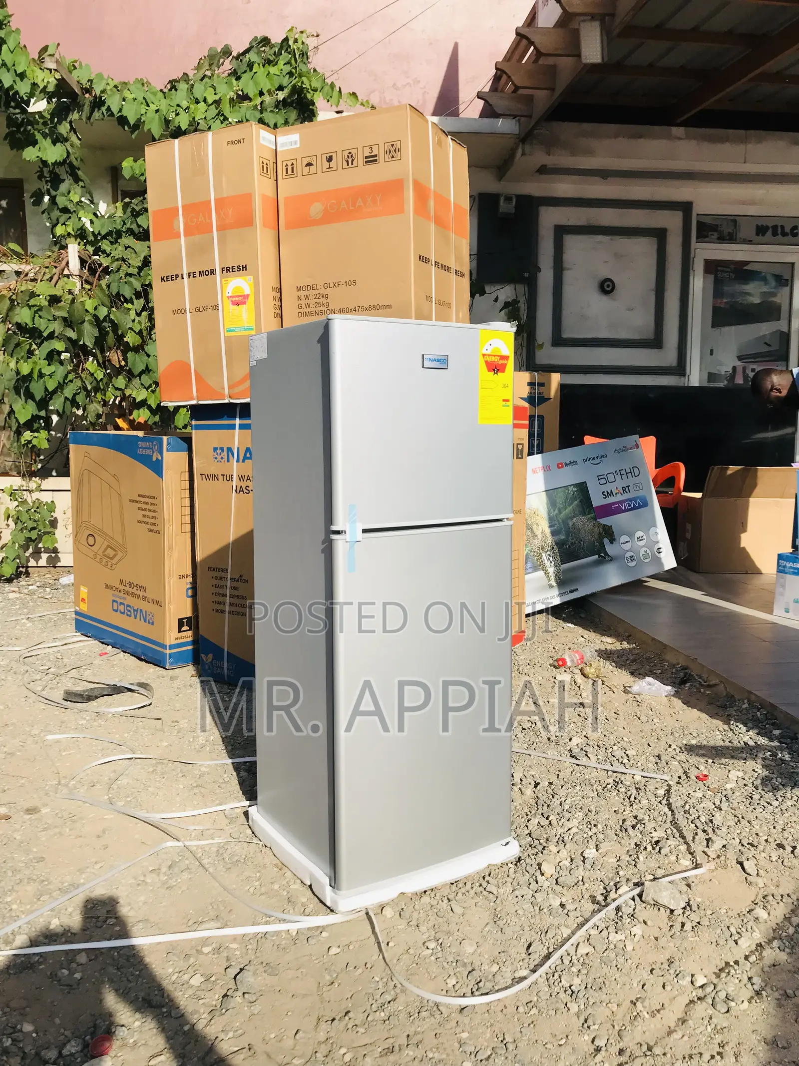 Super Chilling Nasco 110l Nasf2-13fl Fridge(Silver).