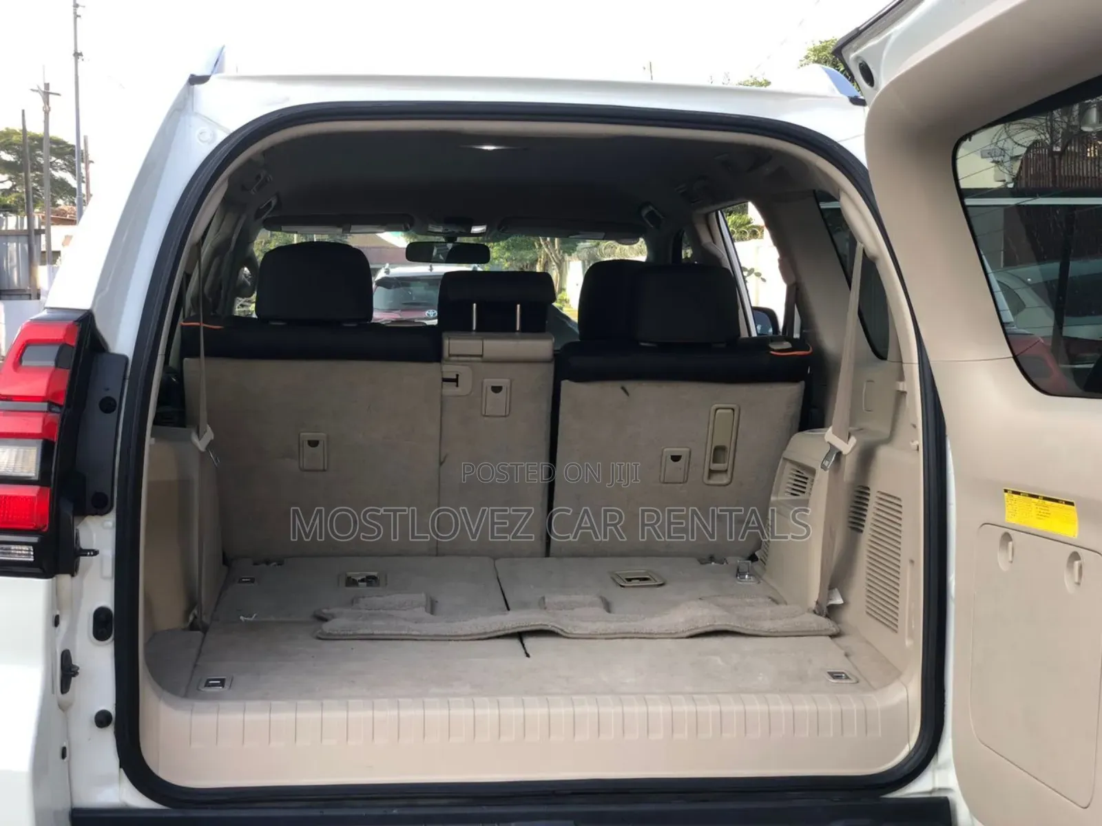Car Rentals- Landcruisers Prado for Rent White- Rent a Car