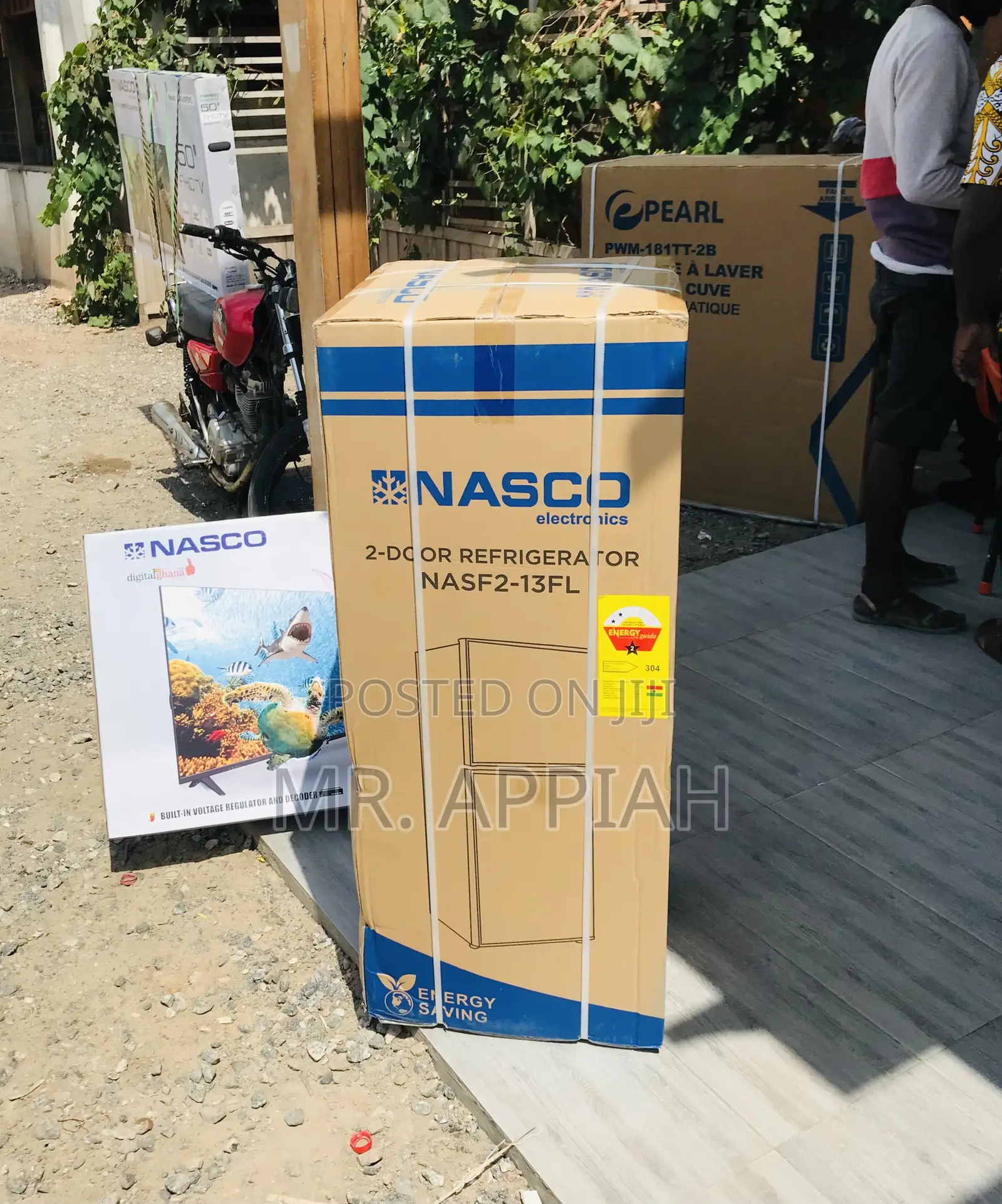Get Original Nasco Nasf2-13fl 110l Fridge(Silver)