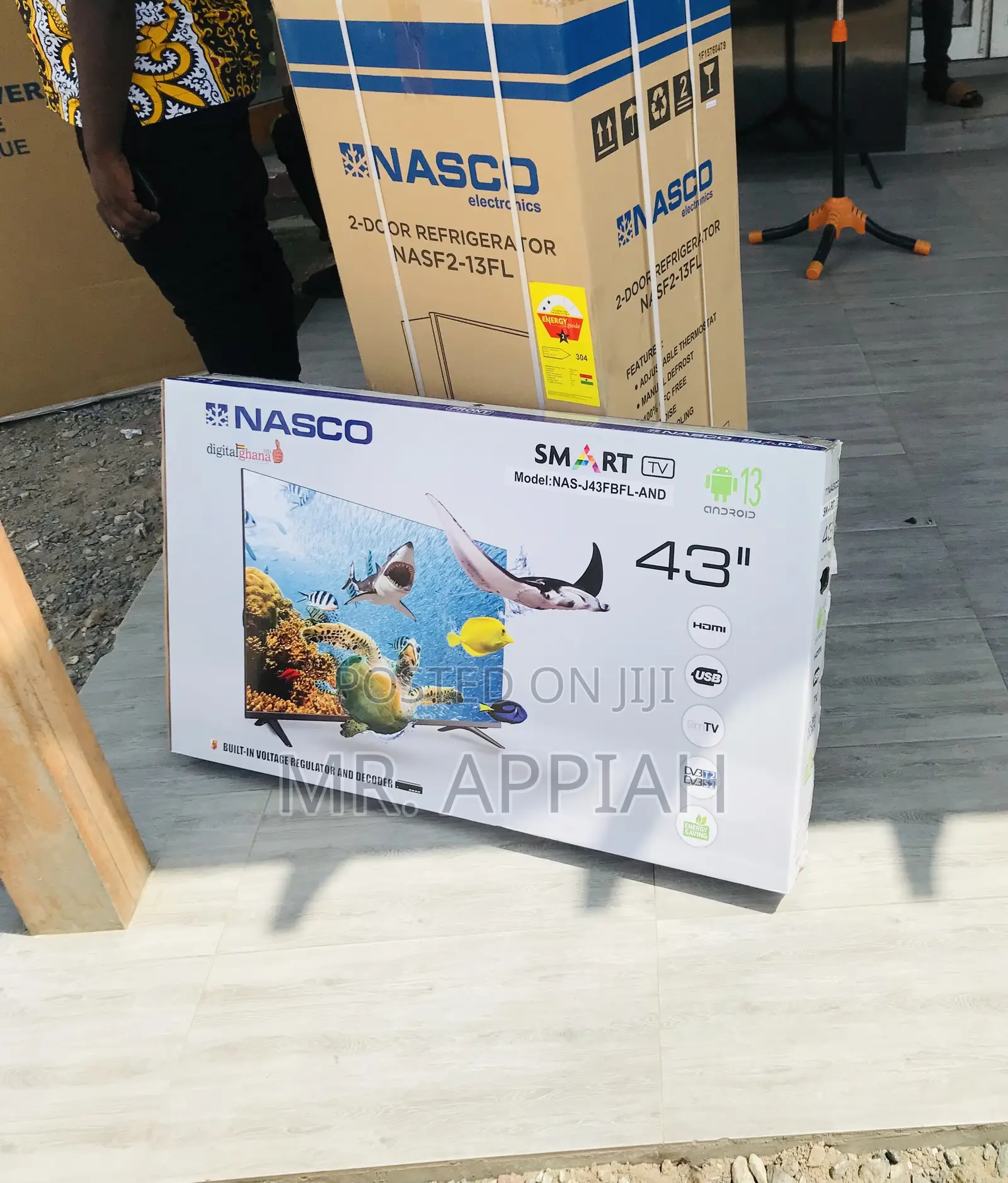 Order Classic Nasco 43 Inch FHD Smart Android Television.