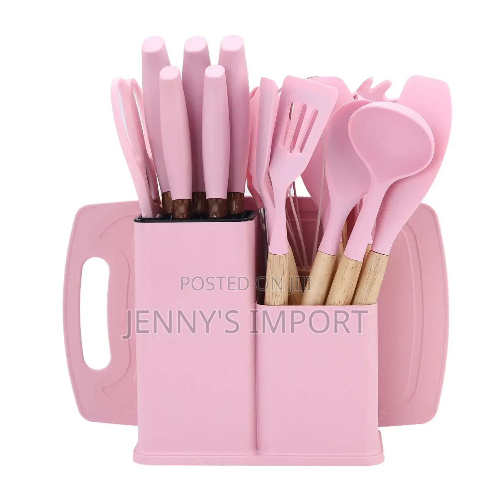 19pieces Silicon Ladles and Knife Set in Stock