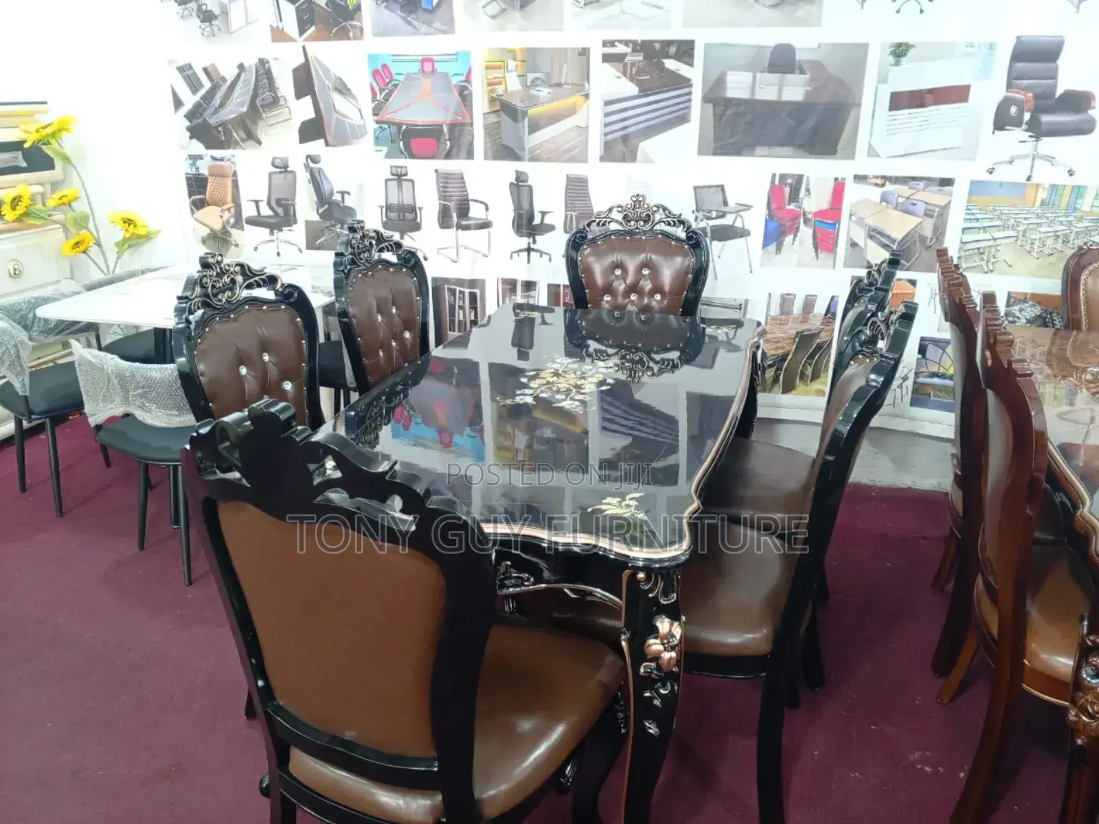 Six Chairs Dining Set
