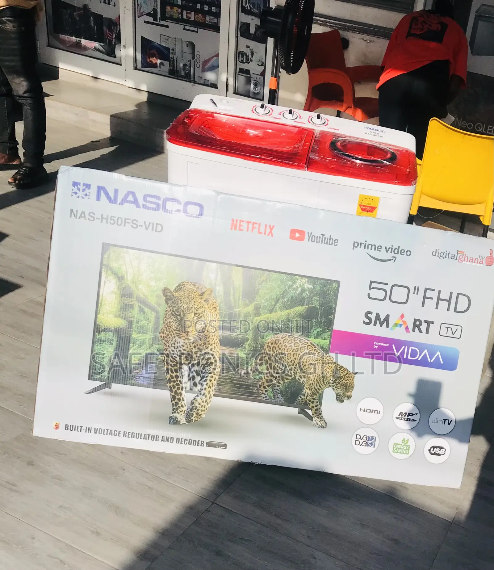 Neatly in Stock Full HD Nasco 50 Inch Smart Led Tv