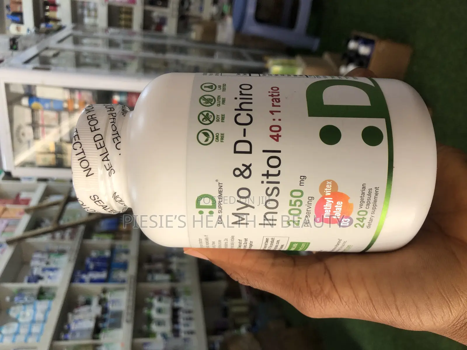 Myo-Inositol D-Chiro Inositol Supplement (40:1) 2,050mg