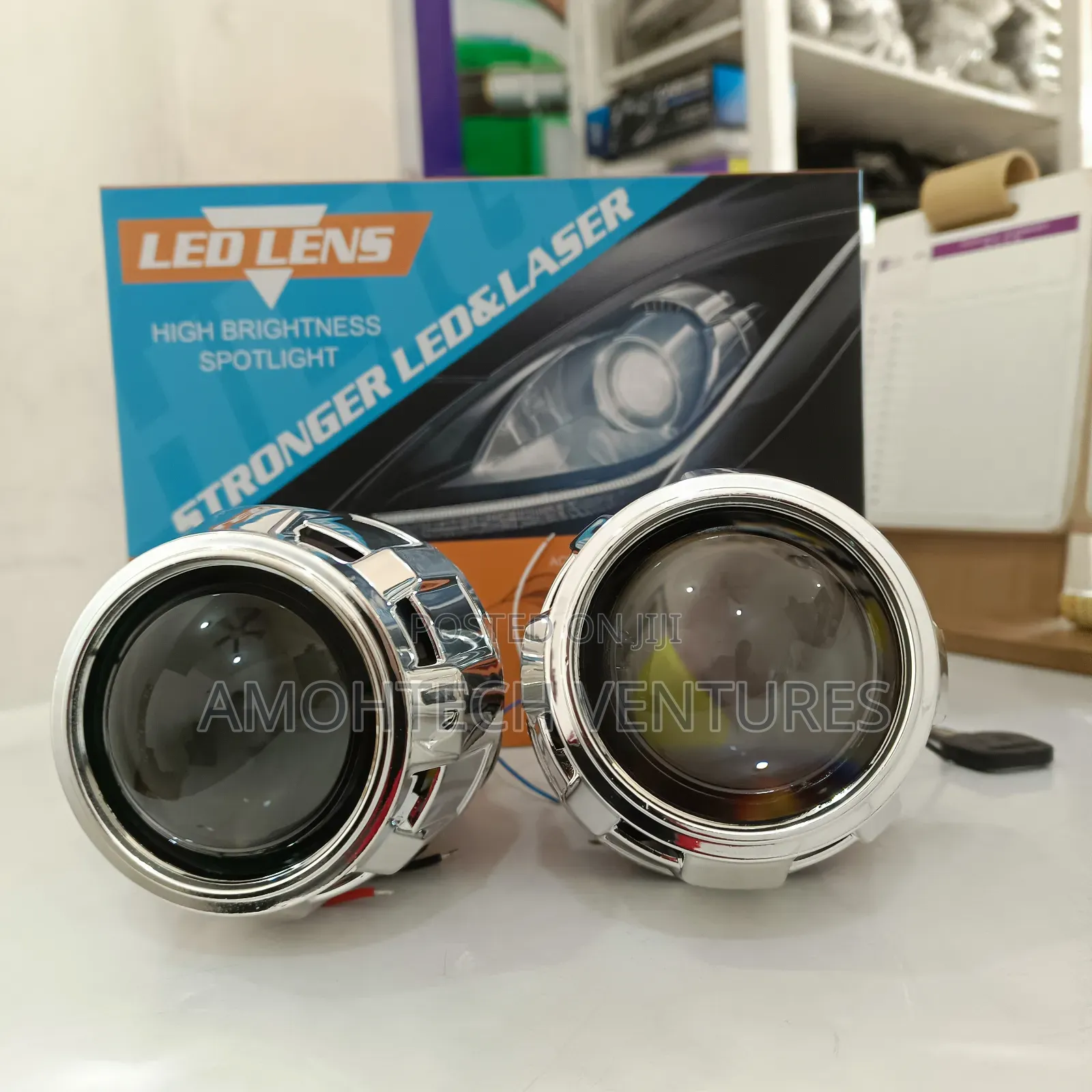 Headlight Projector Lens Pair