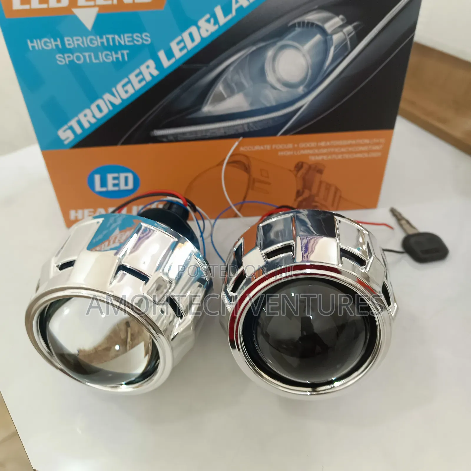 Headlight Projector Lens Pair