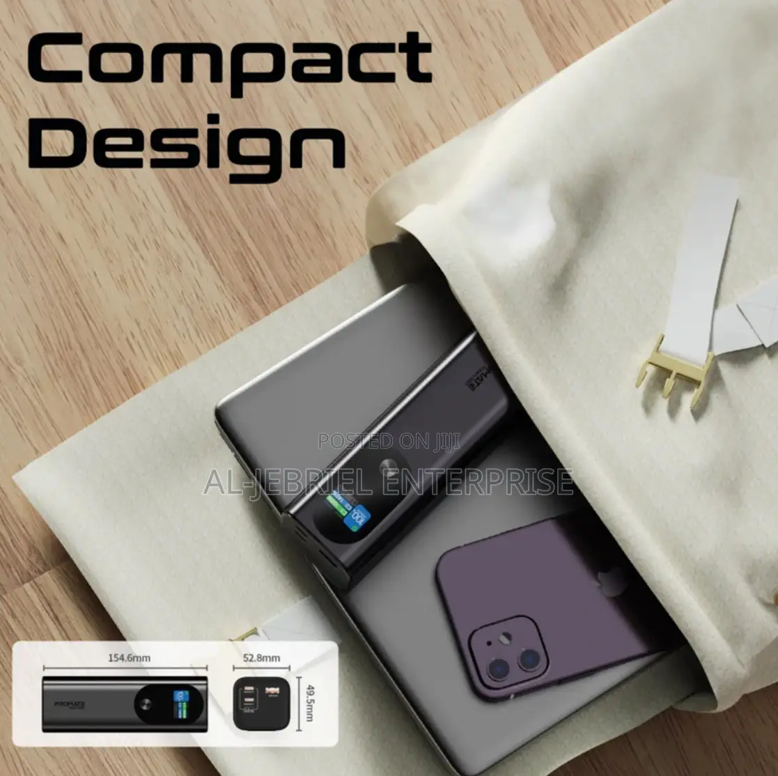 27600mah Promate 160W Powerbank With 3.1 Power Delivery