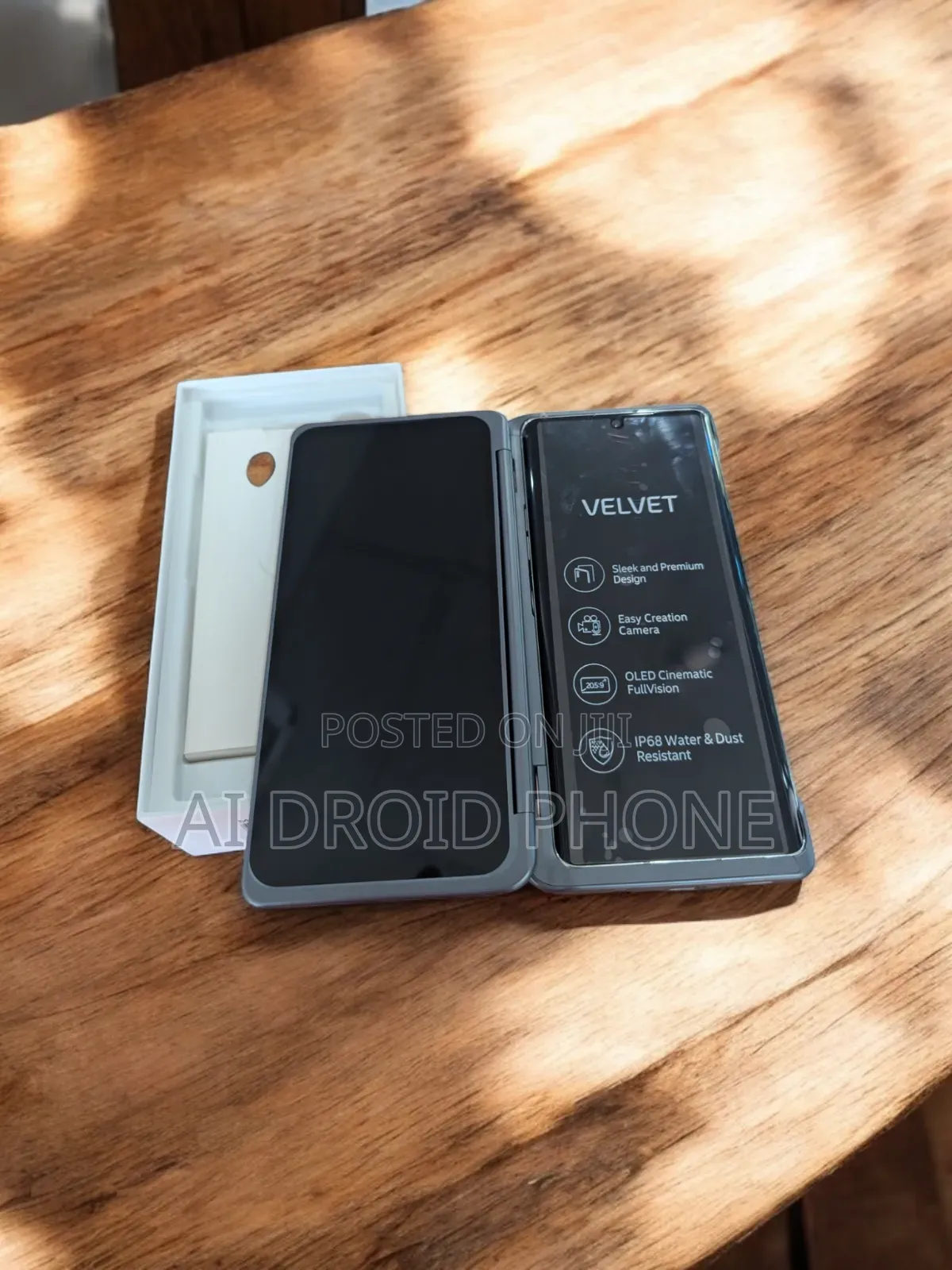 New LG Velvet 5G 128 GB Black