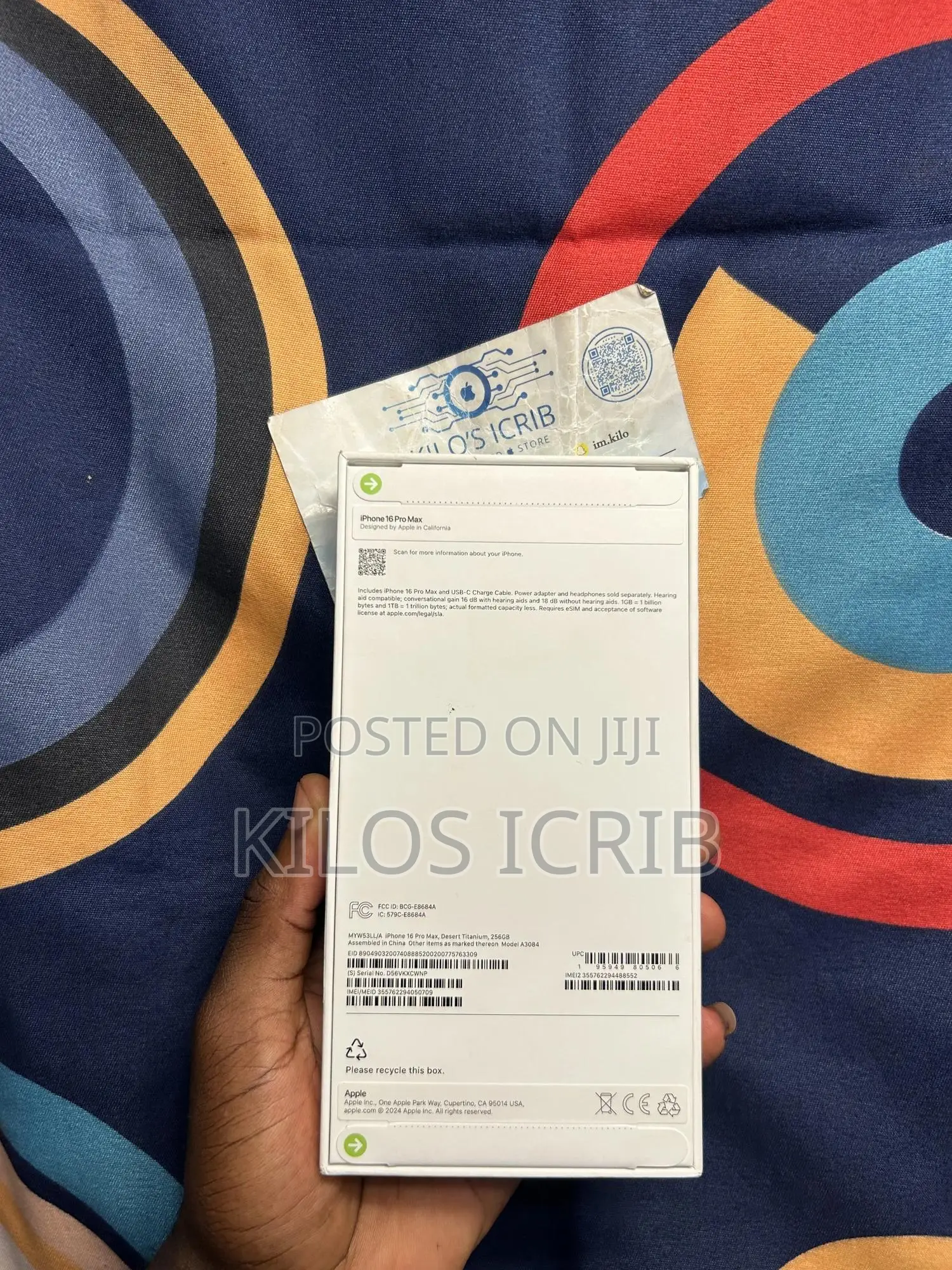 New Apple iPhone 16 Pro Max 256 GB Gold