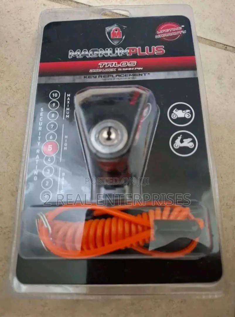 Magnumplus Talos Motorcycle Lock Alarm Disc 5.5mm