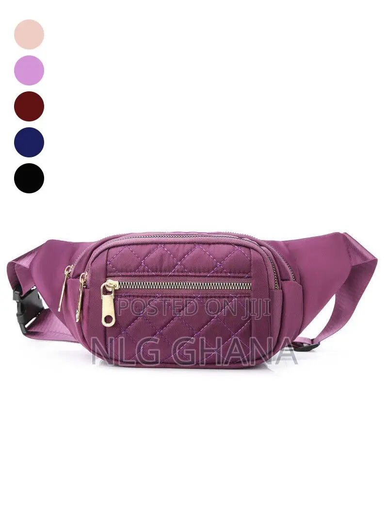 4 Compartments Women's Crossbody Antitheft Waist Bag for Spo