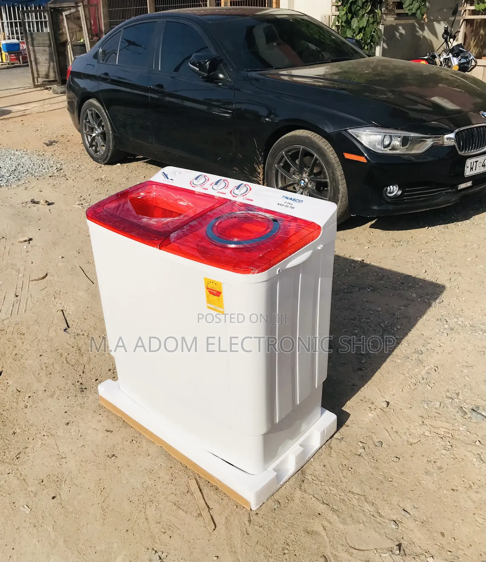 Energy Saving Nasco 8kg Top Load Electric Washing Machine.