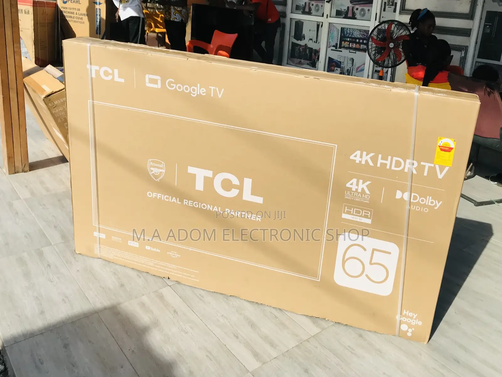 Sealed in Box TCL 65p635 65 Inch Frameless Google Tv.