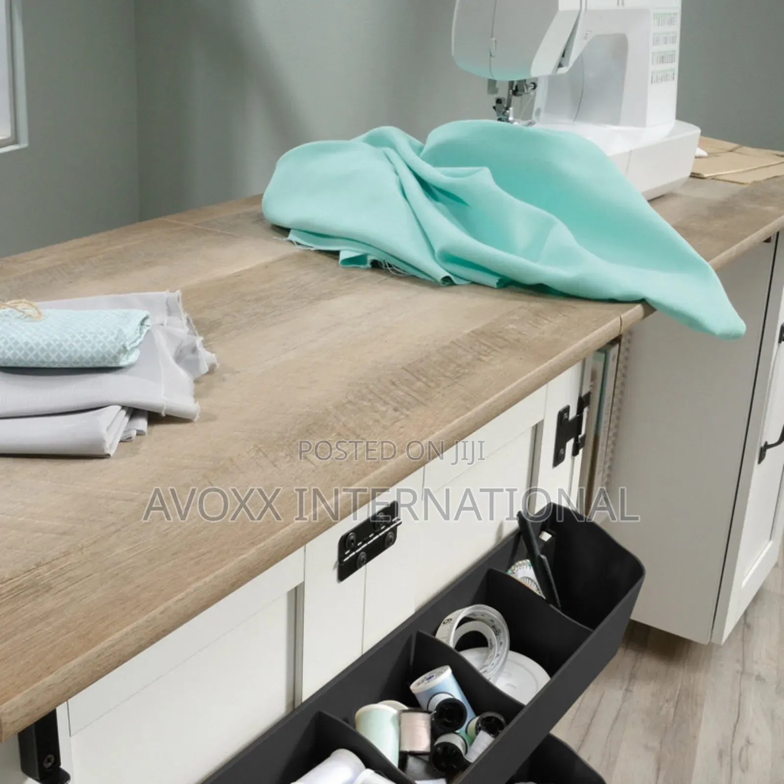 St. Nicholas Foldable Sewing Table With Wheels