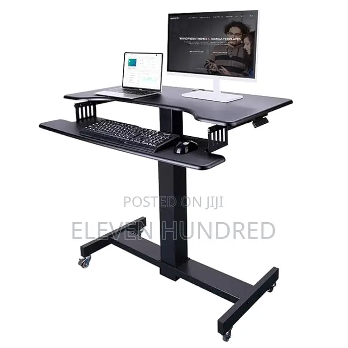 Stand Desk Height Adjustable ( Moveable )