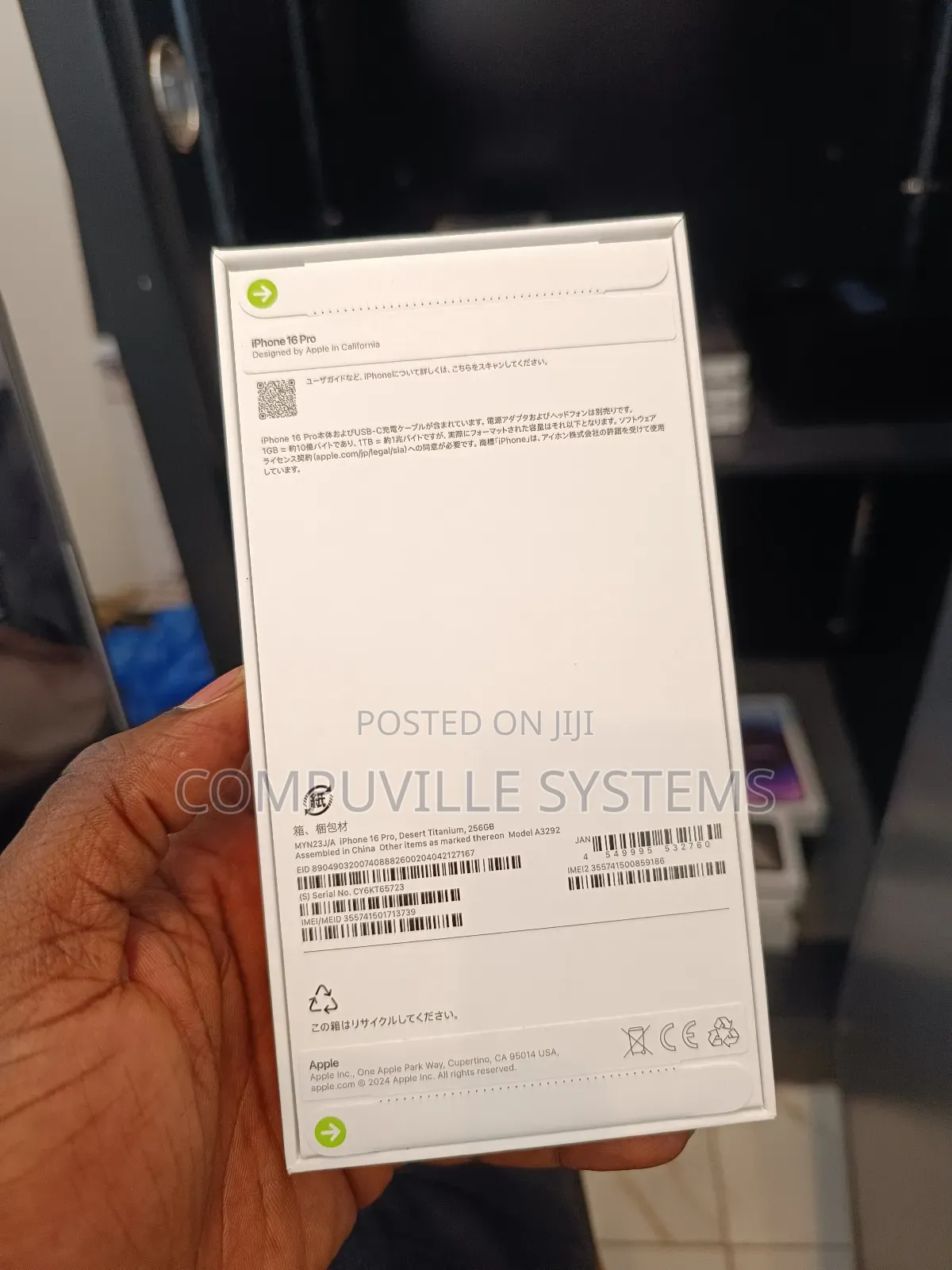 New Apple iPhone 16 Pro 256 GB Bronze