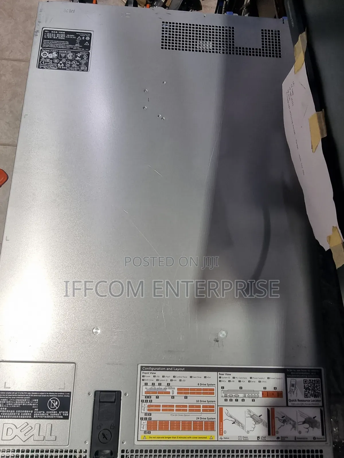 Server Dell PowerEdge R630 32GB Intel Xeon HDD 1T