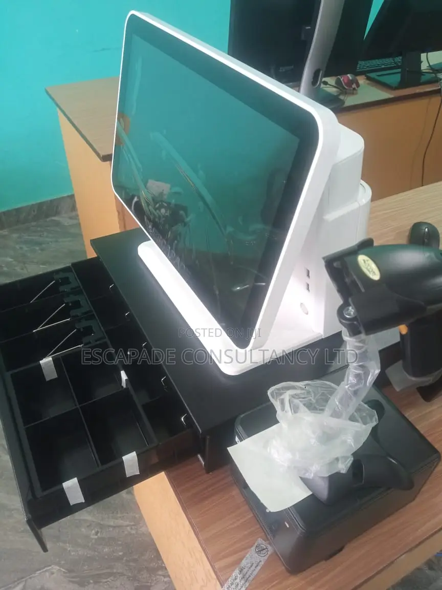 Pos Computer Single Screen With I3,128gb Ssd,8gb RAM Combo