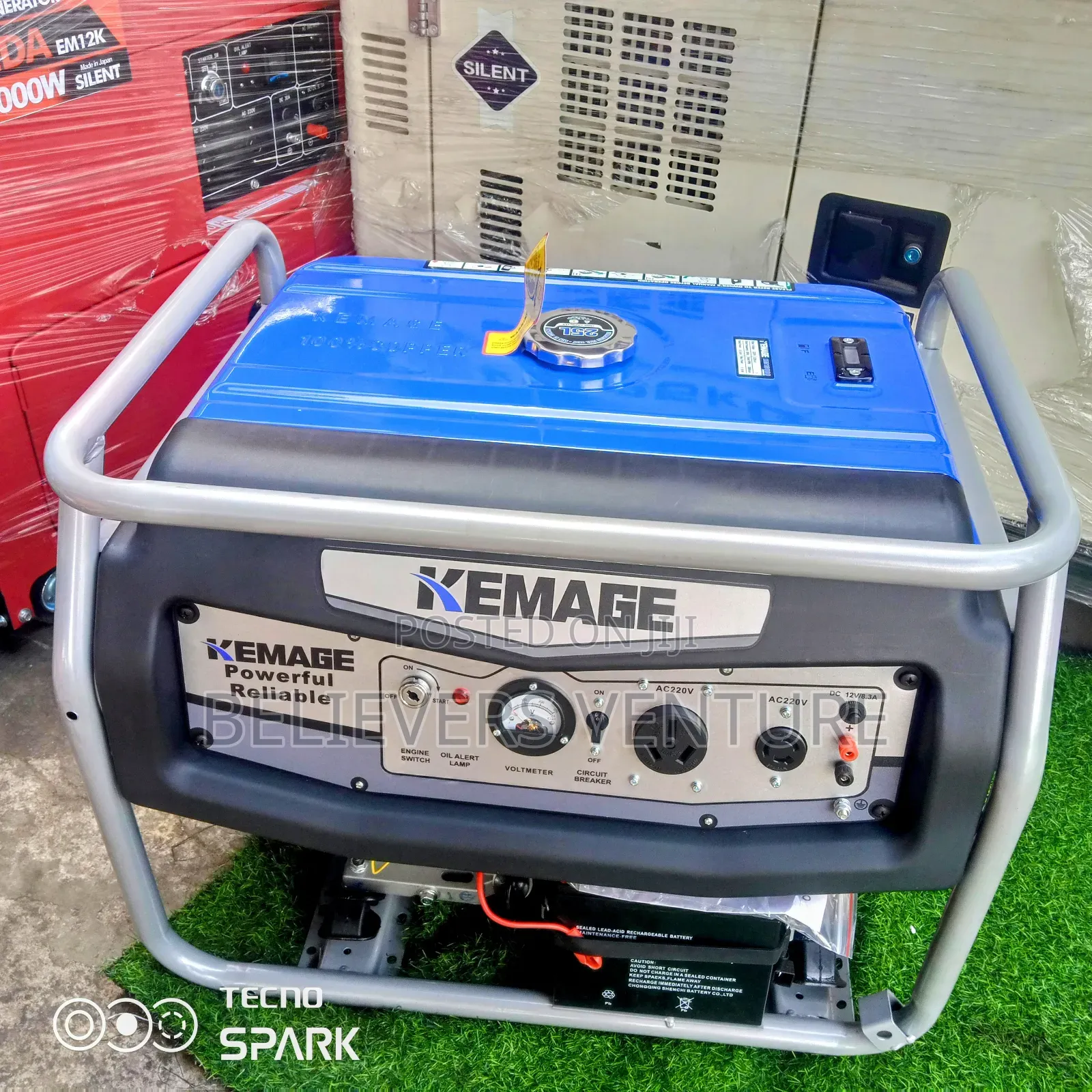USA Standard Kemage Generator Petrol Key Switch Generator 
