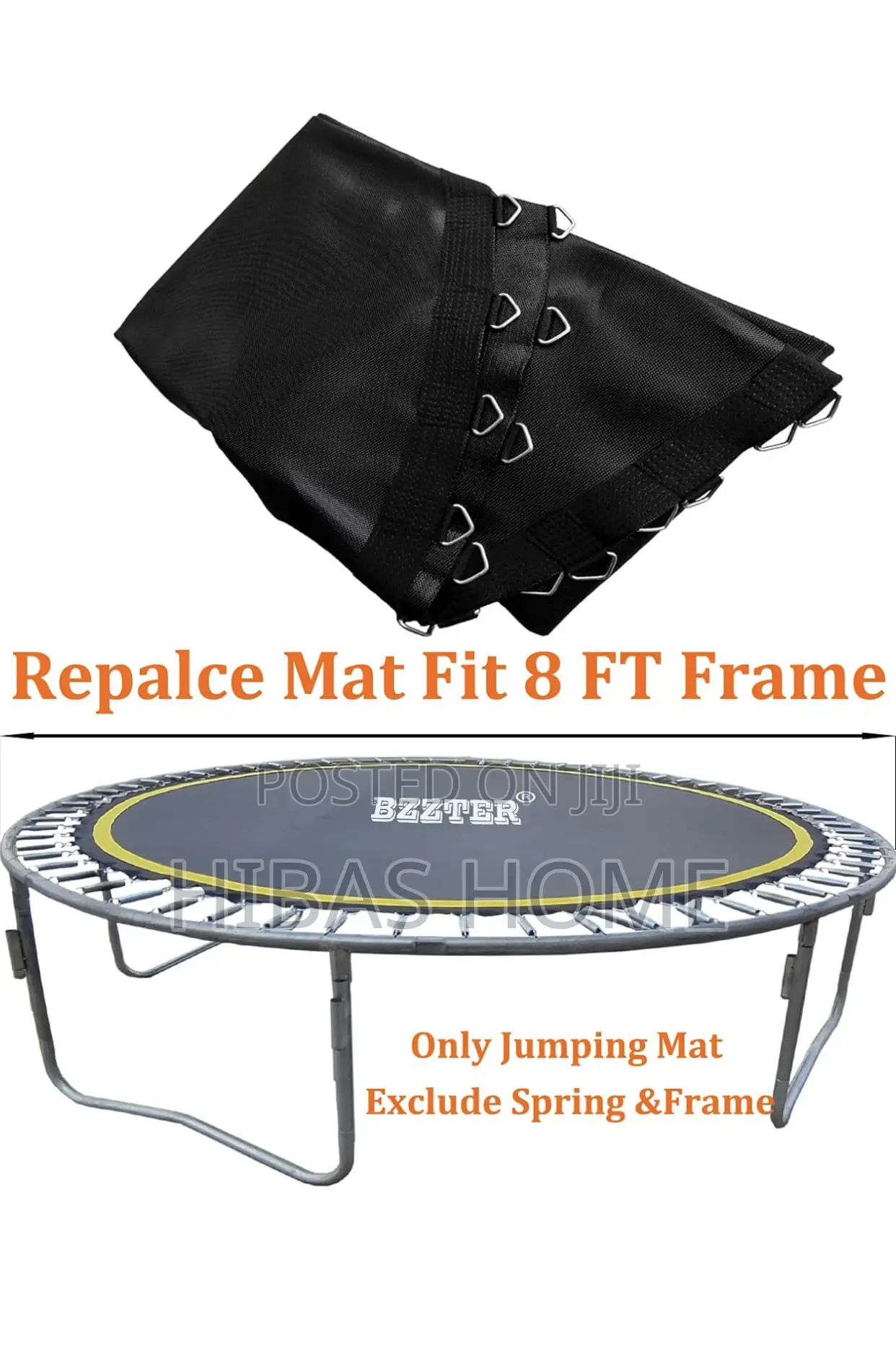 8ft Trampoline Jumping Mat Replacement Mats for Trampolines