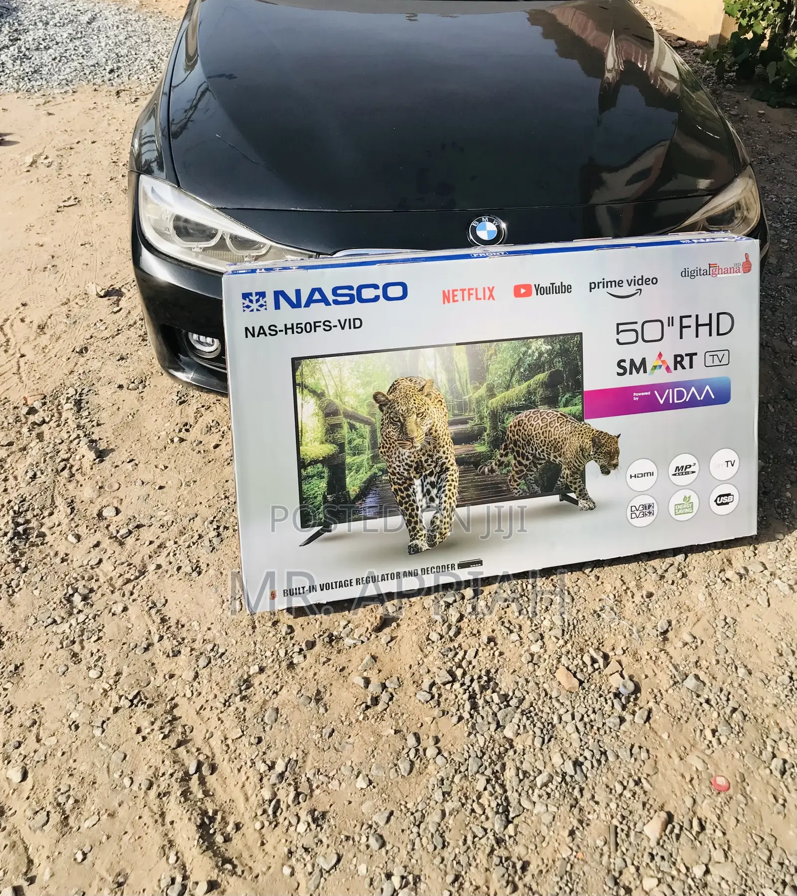 Authentic Nasco 50 Inch FHD Smart Android Television.