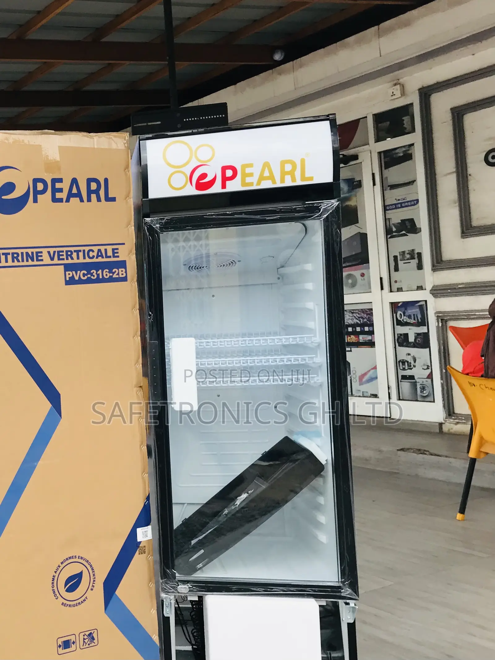 Choose New Display Pearl PVC-424 400 Liters Singledoor