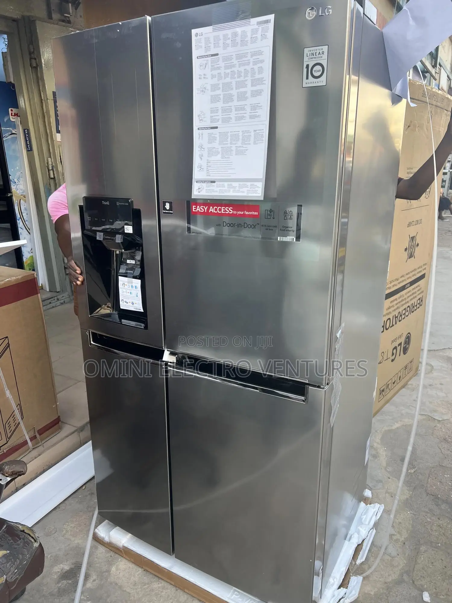 Brand New Lg Door in Door Refrigerator 4doors