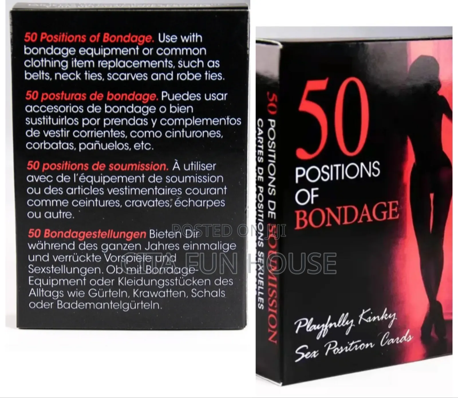 50 Sex Positons Card For Bedroom Pleasure