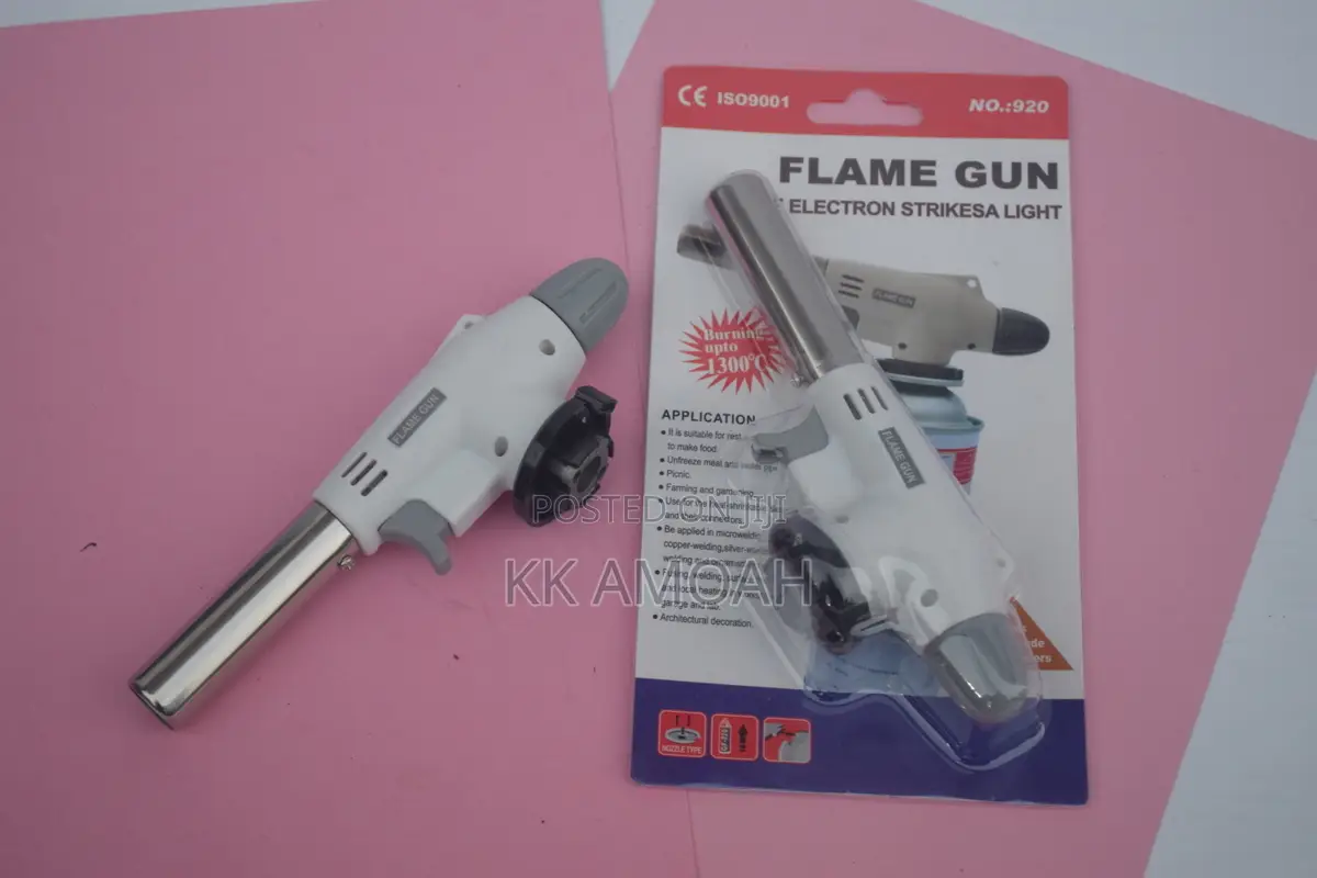 Self Igniting Flame Torch For Melting Metal And Cooking