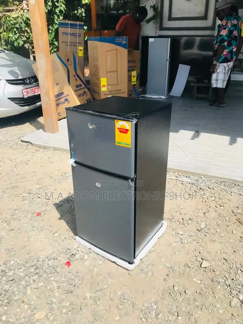 Pearl Tabletop Double-Dr Fridge:Your Mini Kitchen Essential