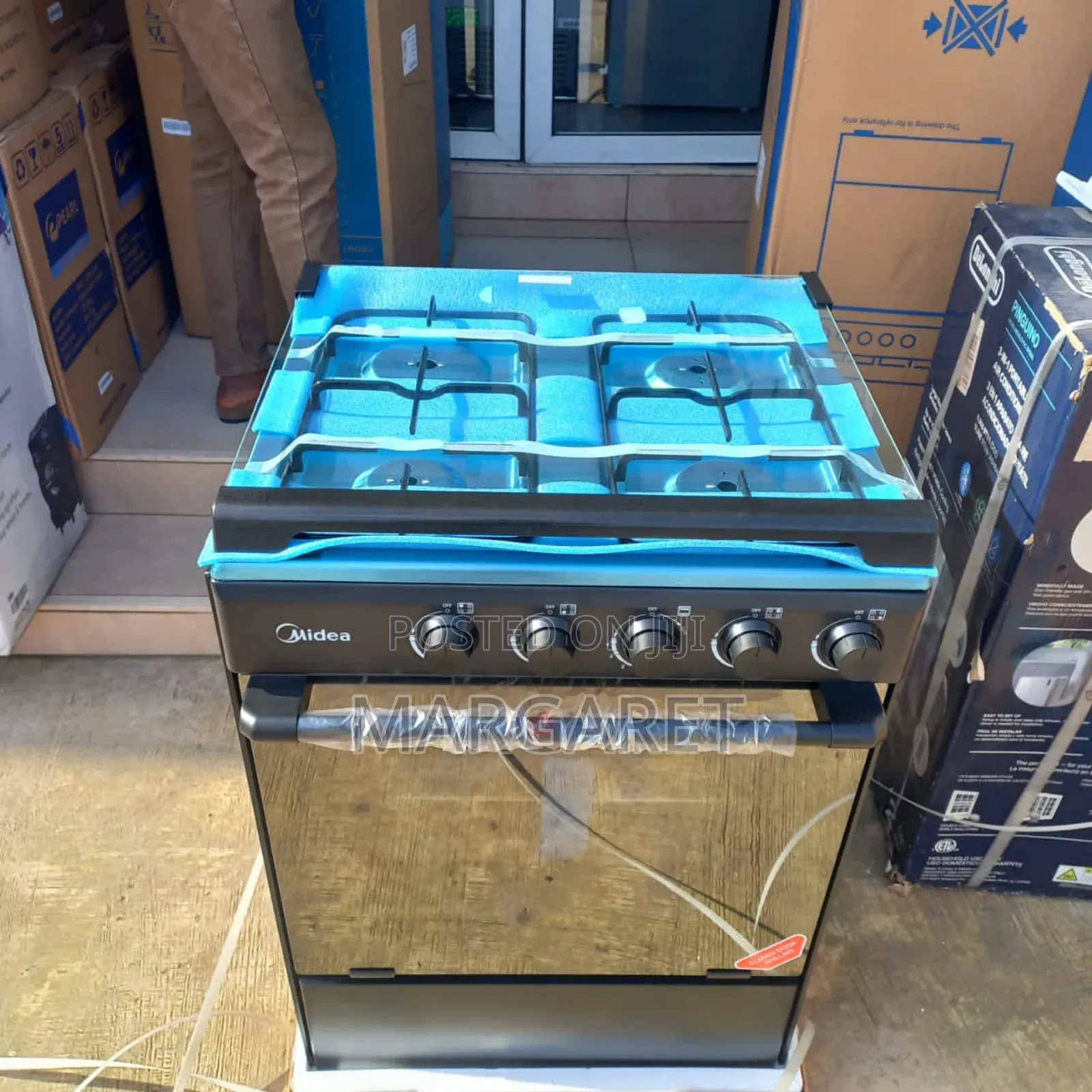Ahoof3 Midea 60 by 60 Burner Oven and Grill