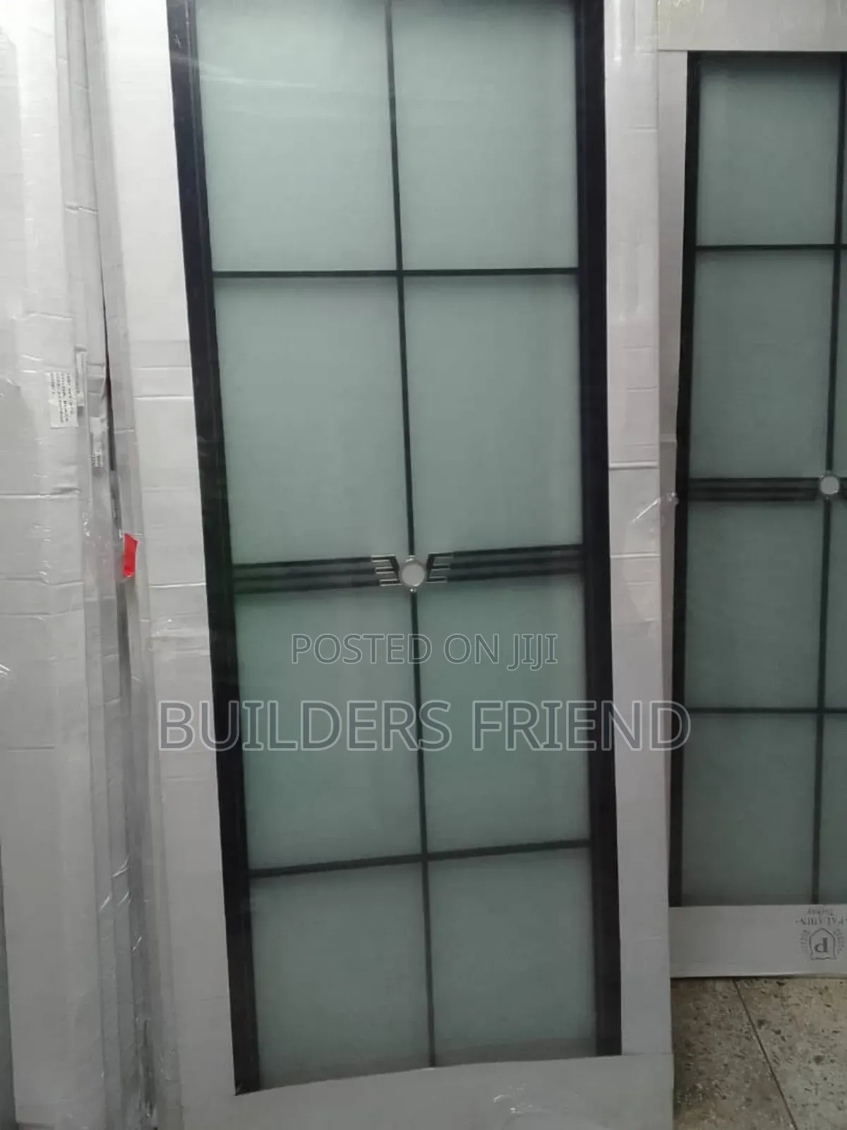 New Bathroom Glass Door+Frame+Door Knob
