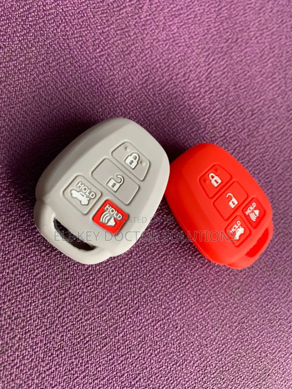 Silicon Car Key Case for Toyota Corolla Camry Yaris RAV4