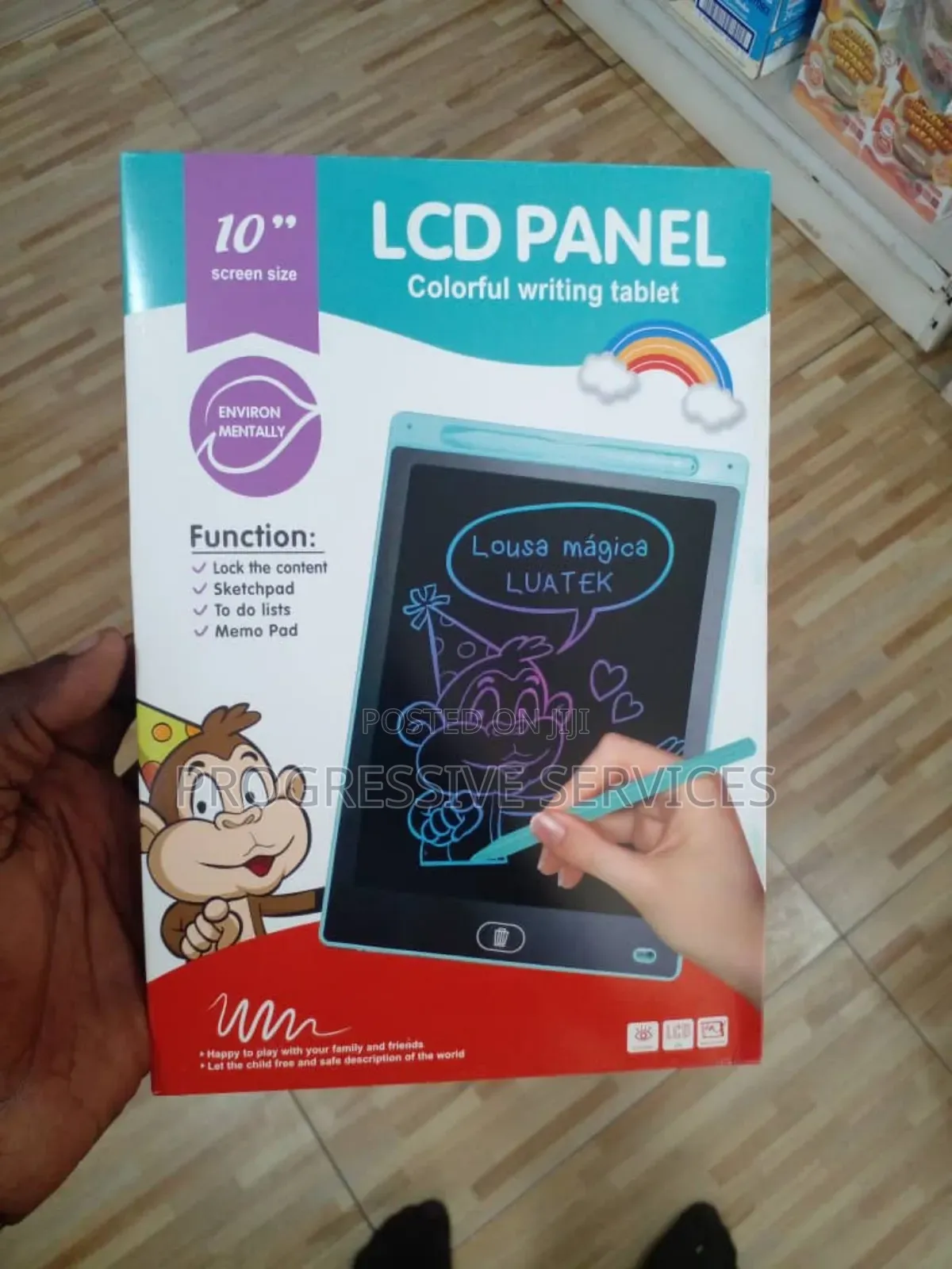 LCD Display Kids Writing Tablet