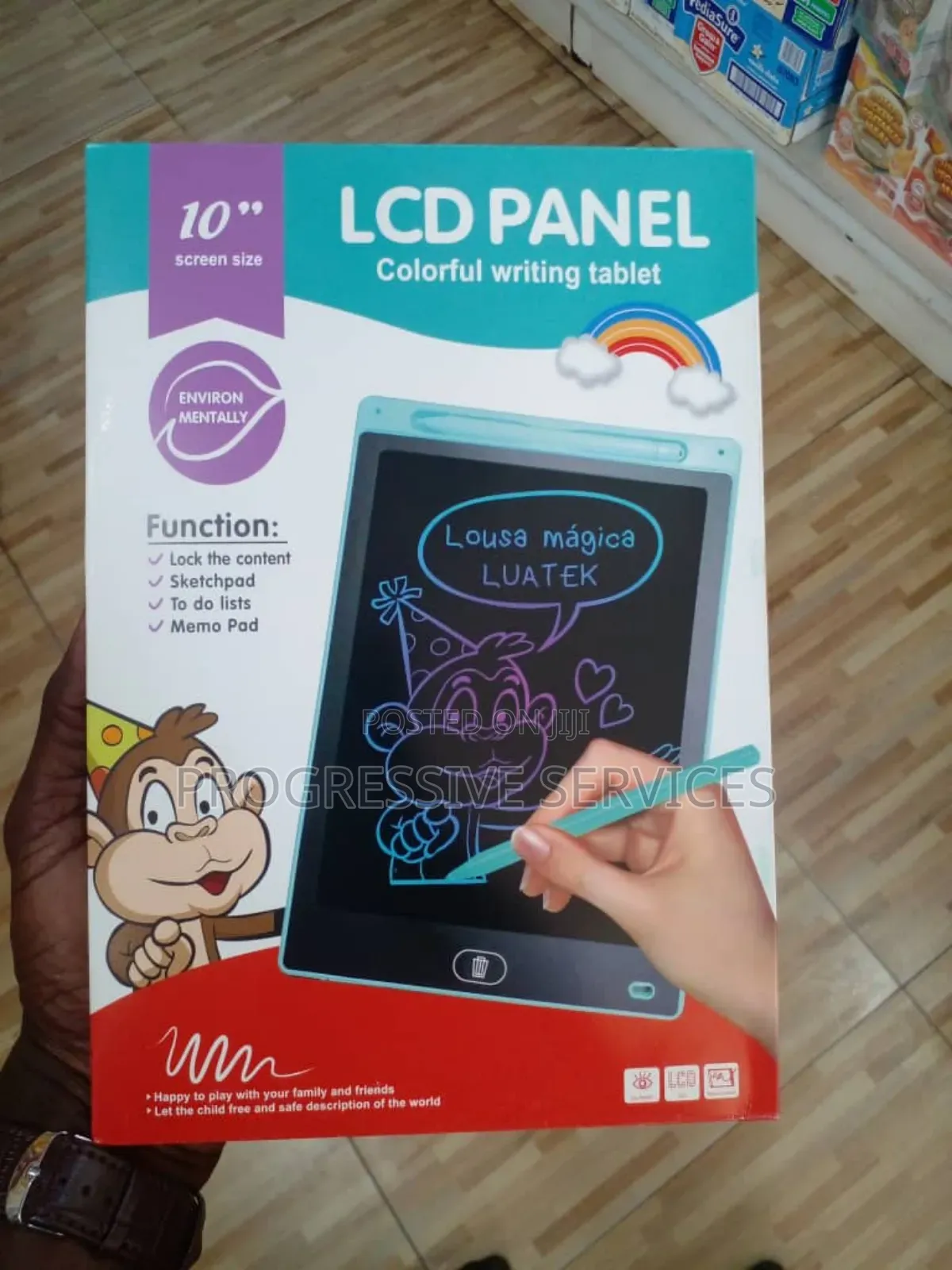 LCD Display Kids Writing Tablet